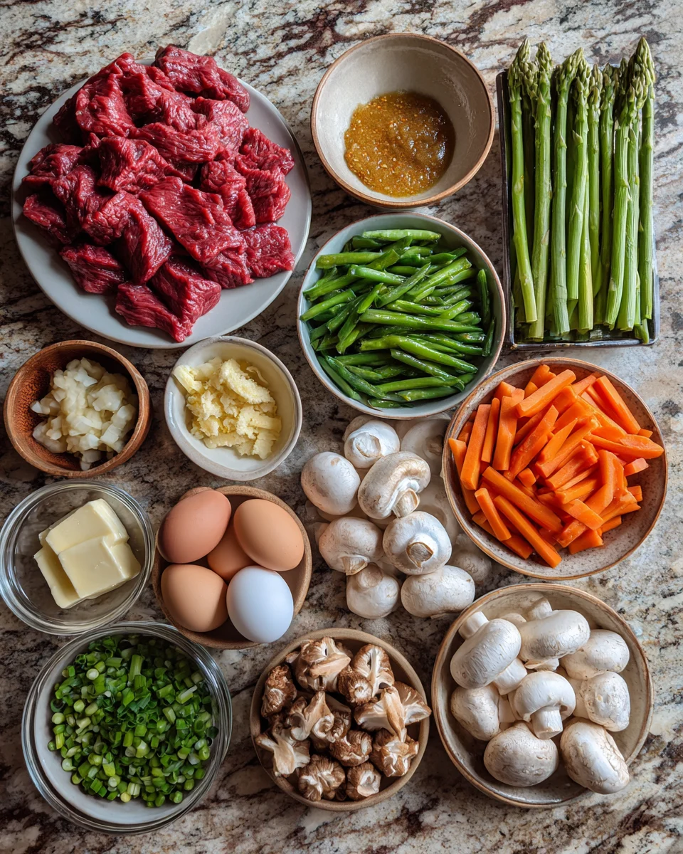 Beef Stir Fry with Garlic Ginger Sauce