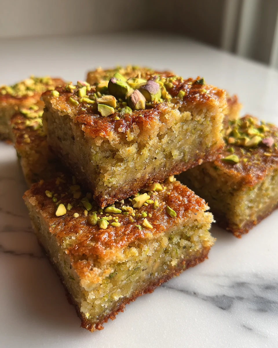 Brown Butter Pistachio Cookie Bars