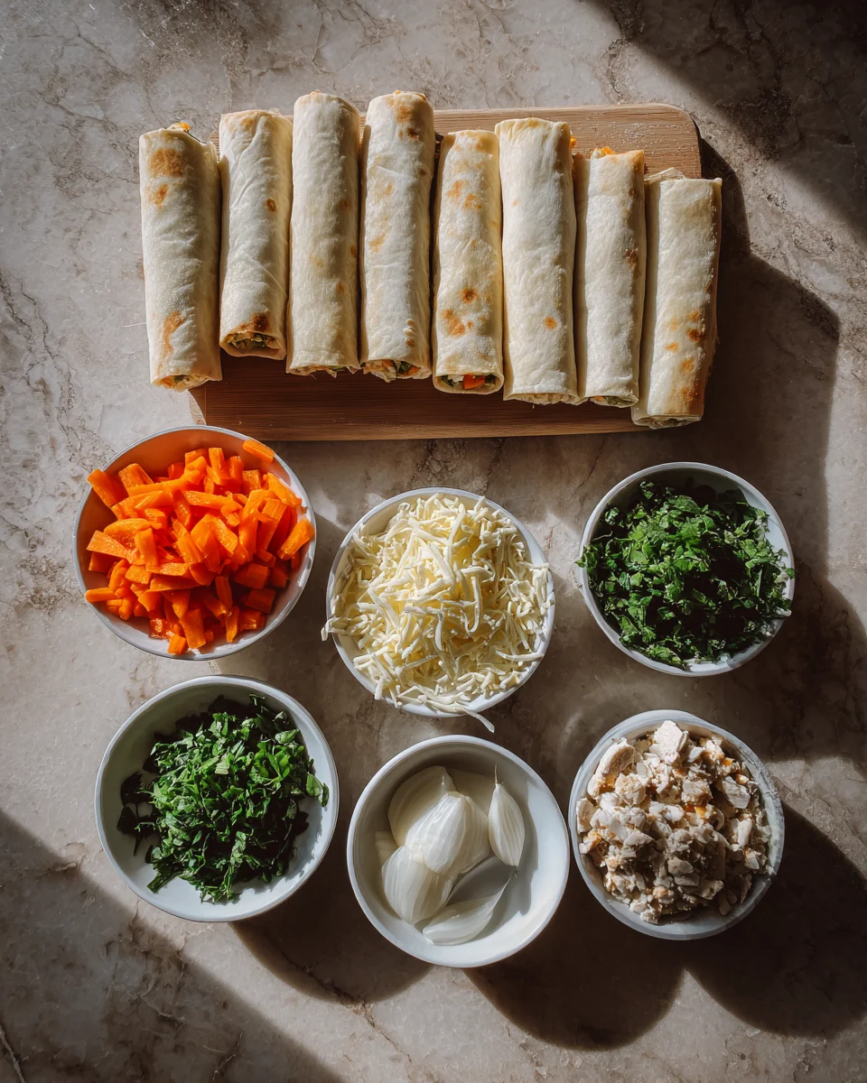 Buffalo Chicken Pizza Rolls