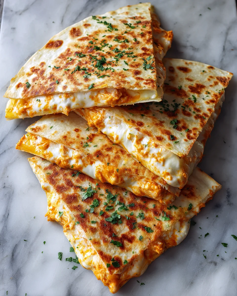 Buffalo Chicken Quesadilla Melt – A Family‑Friendly Crowd‑Pleaser