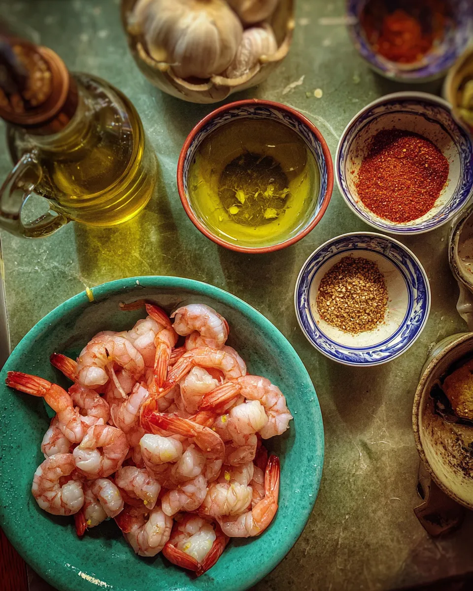 Ingredients for Spicy Cajun Hot Honey Shrimp: A Fiery Twist on a Seafood Favorite