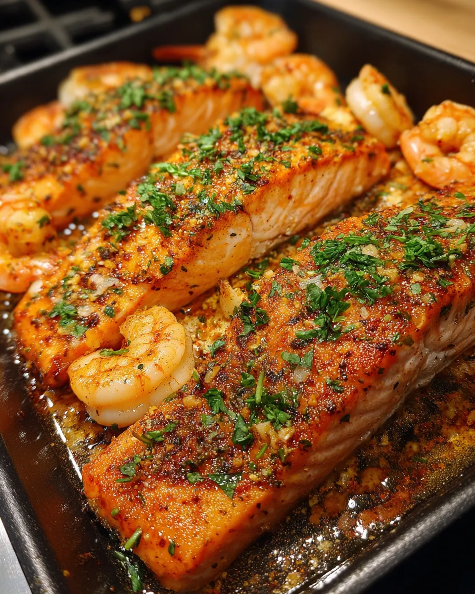 Ingredients for Spicy Cajun Shrimp Salmon: A Flavor Explosion in Every Bite