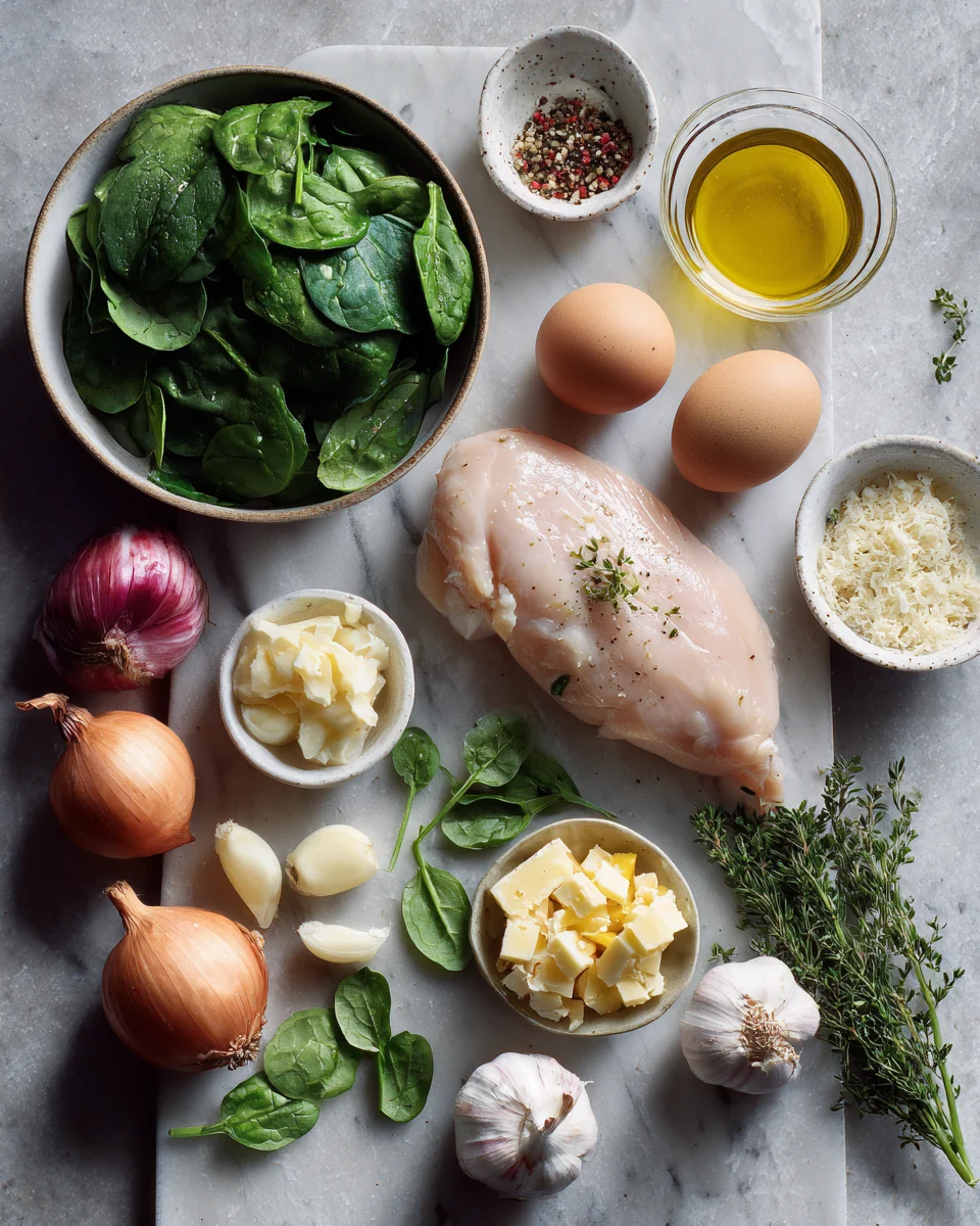 Cheesy Spinach Stuffed Chicken Breast Recipe