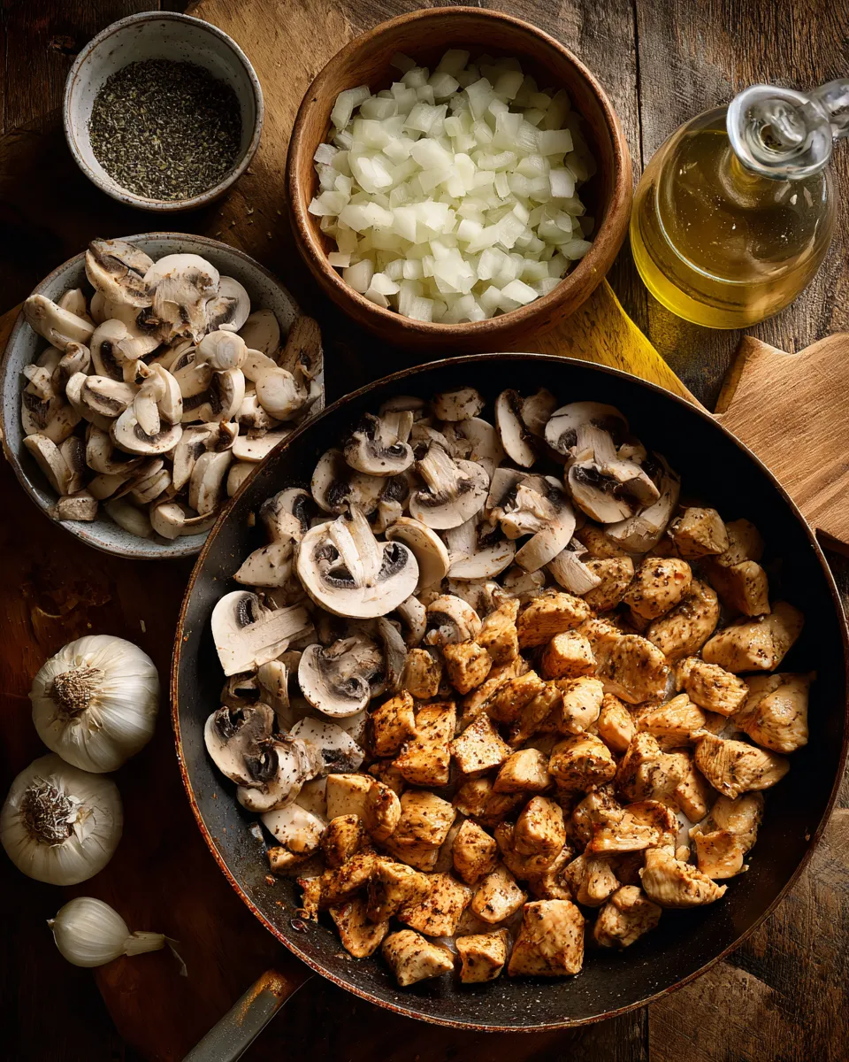 Ingredients for Irresistible Chicken Marsala Orzo: A Flavorful Twist on a Classic Dish