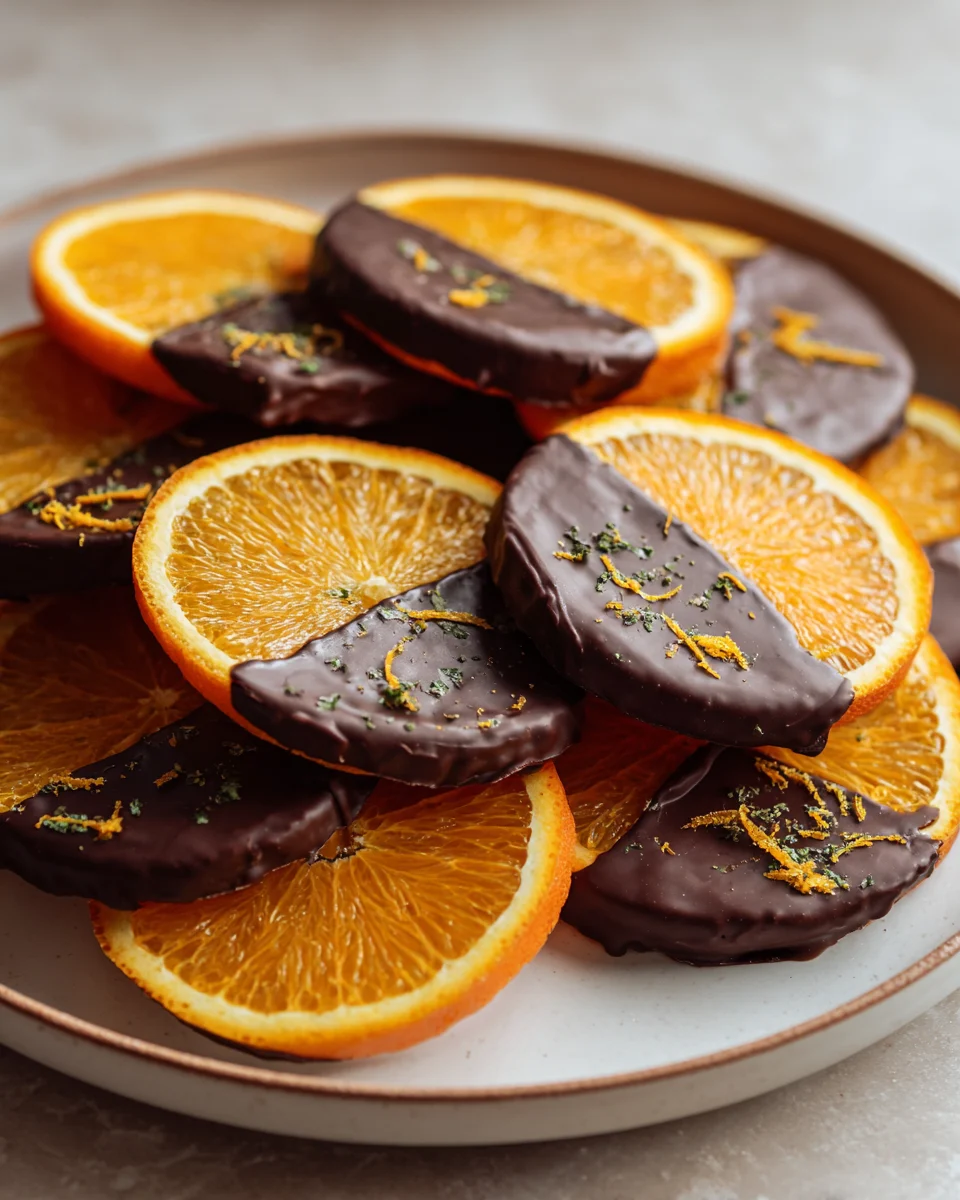 Chocolate Dipped Orange Slices: A Deliciously Tangy Treat