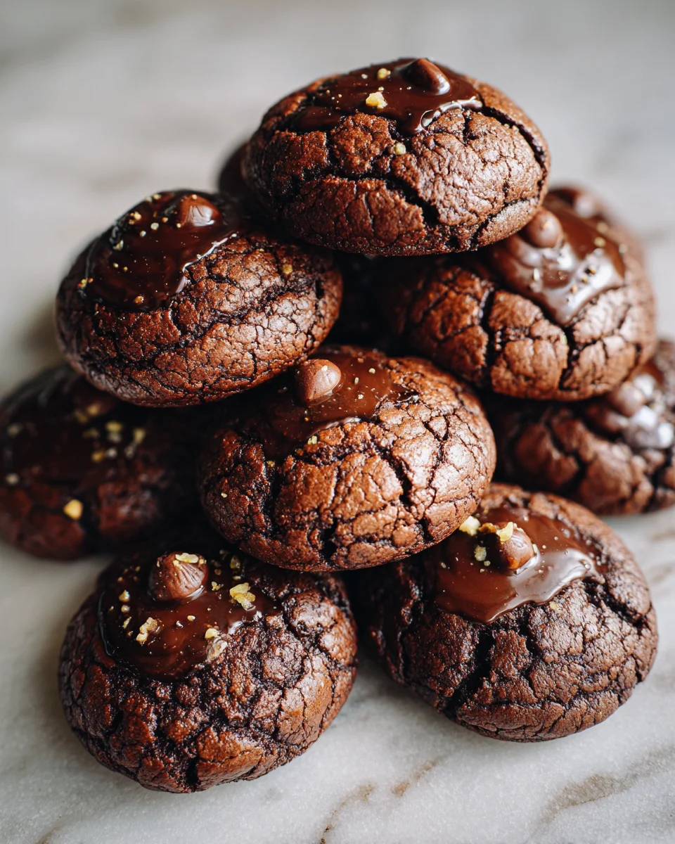 Chocolate Hazelnut Lava Cookies
