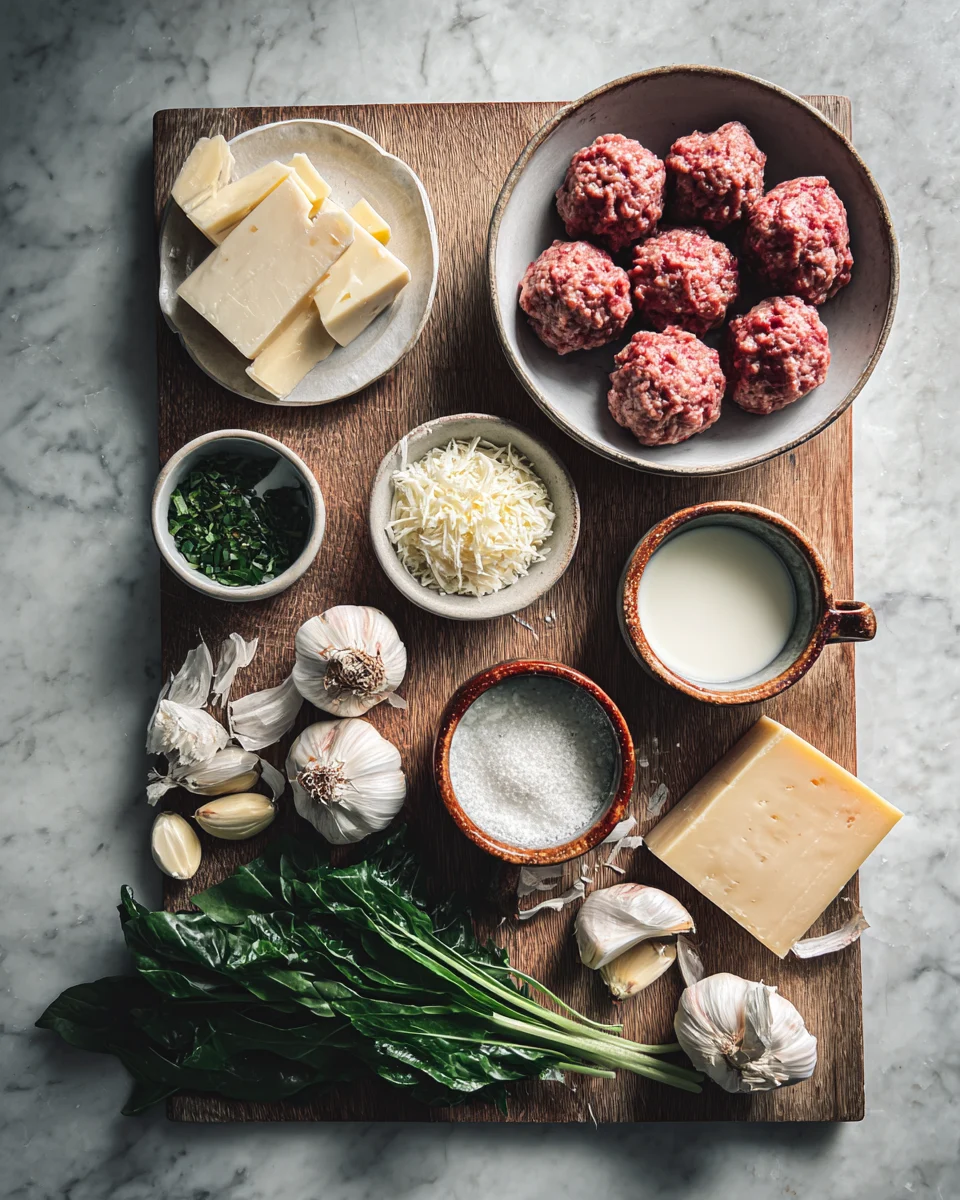 Creamy Garlic Turkey Meatballs