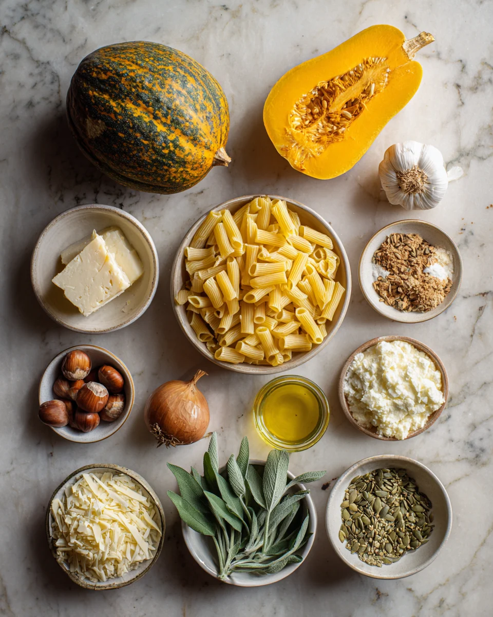 Creamy Pumpkin Pasta with Sage