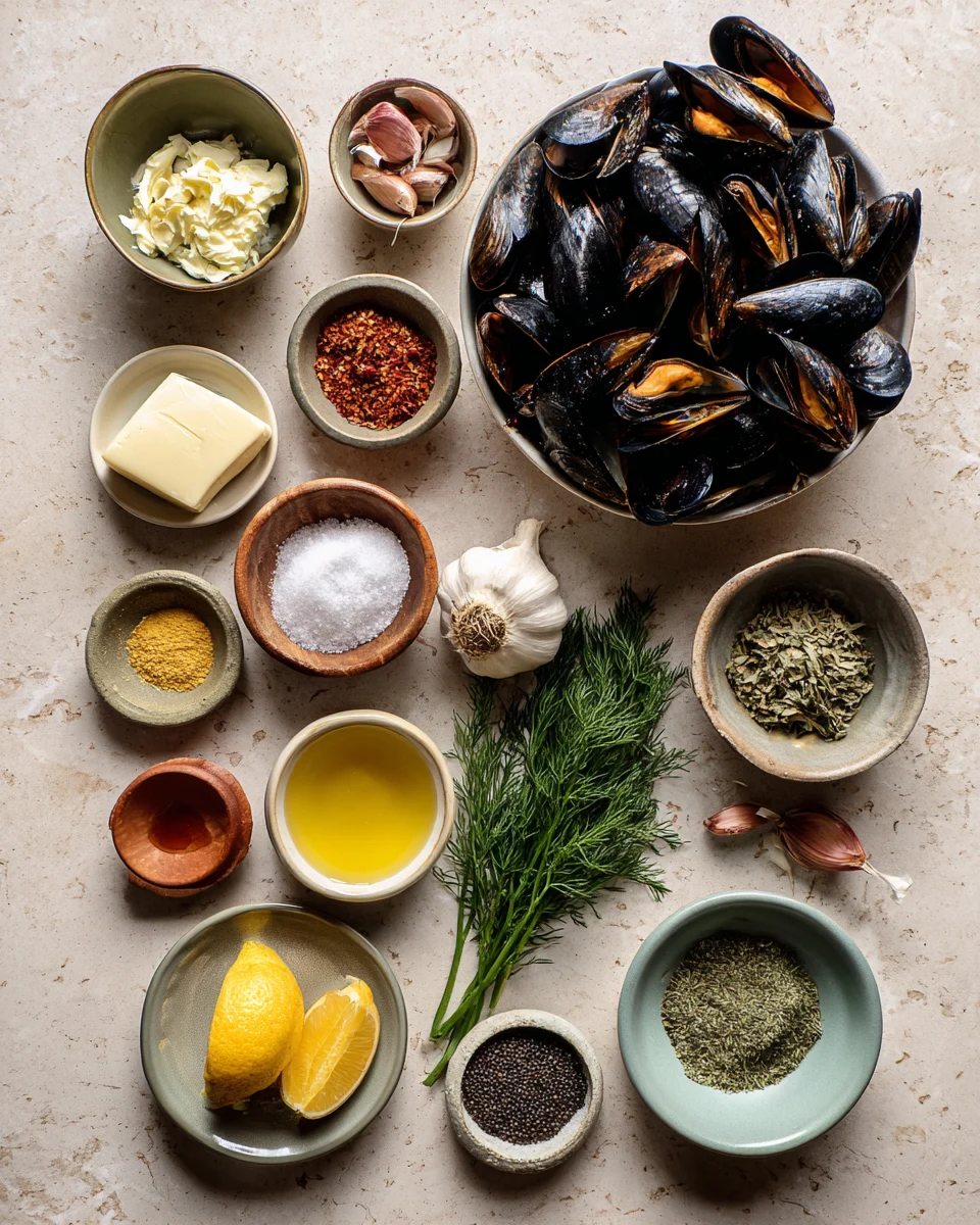 Creamy Tuscan Garlic Mussels