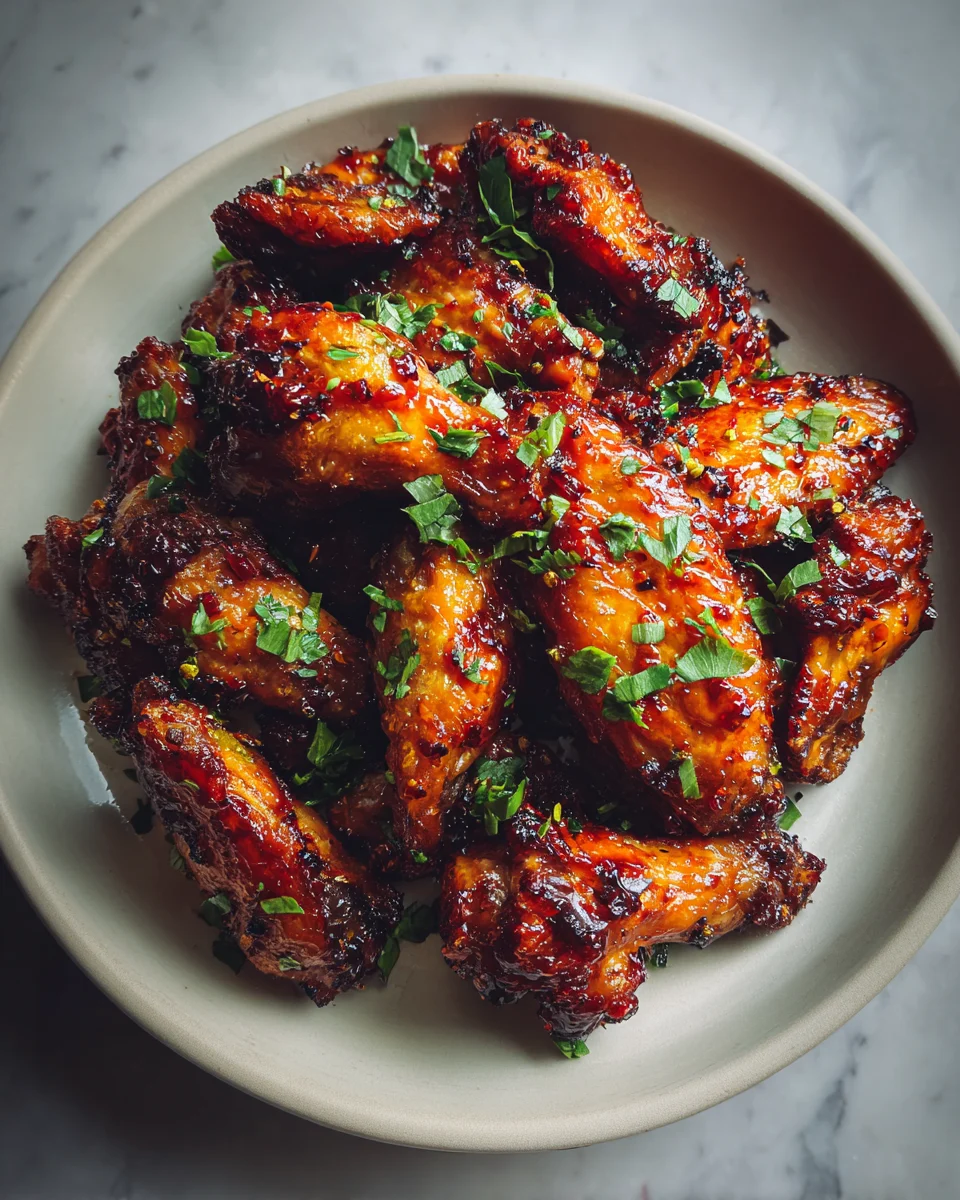 Crispy Honey Soy Chicken Wings