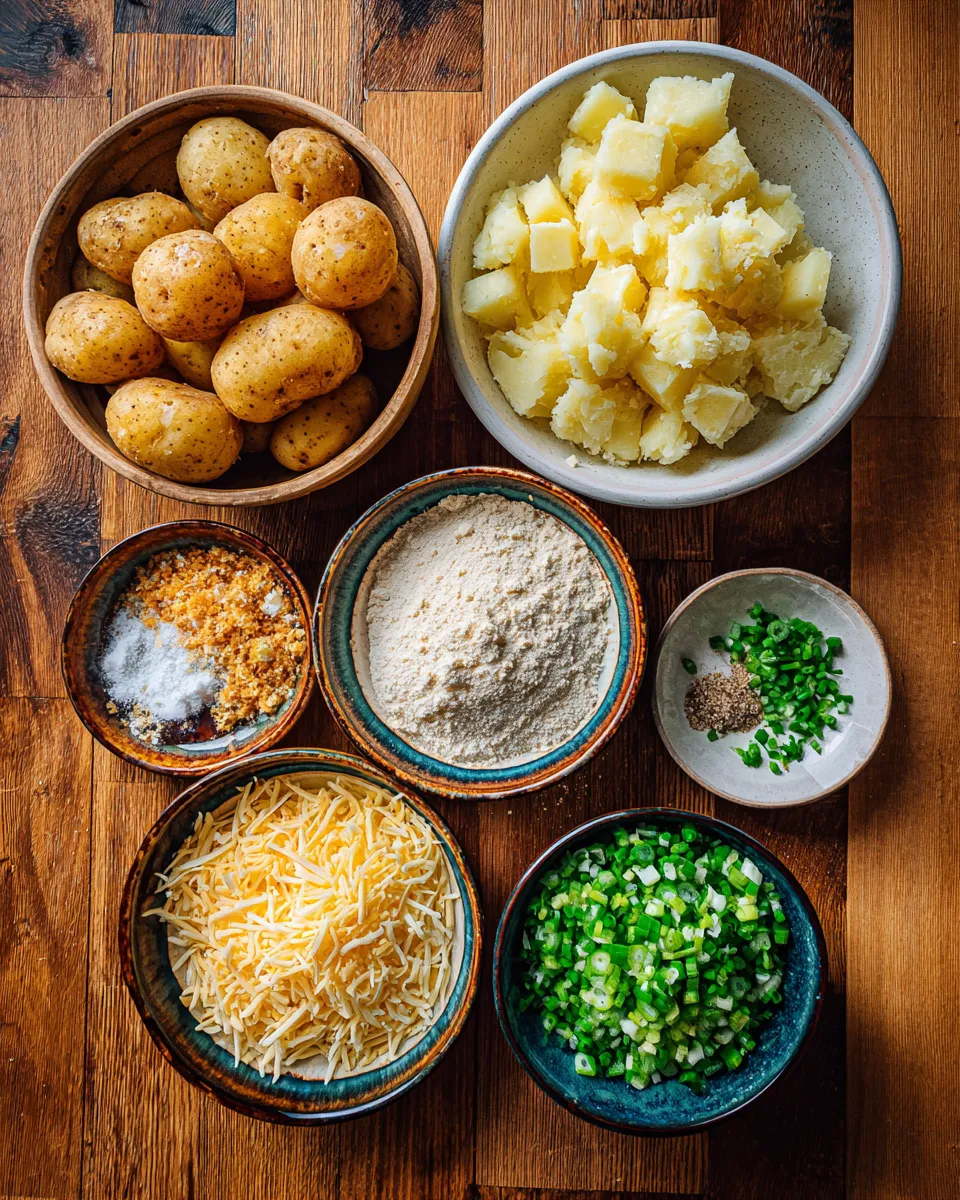 Ingredients for Irresistibly Crunchy Crispy Potato Balls