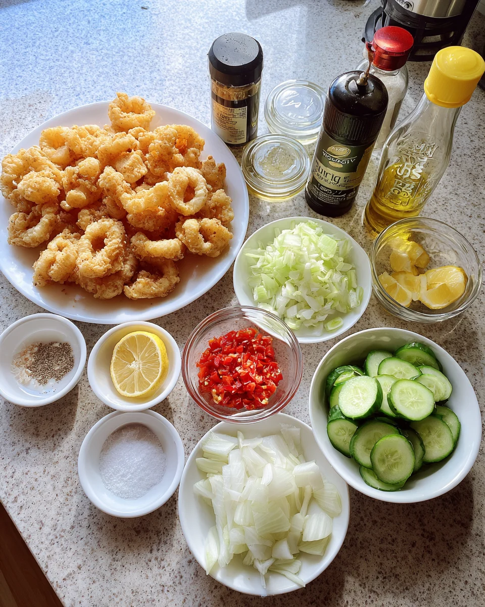 Crispy Salt and Pepper Squid Bites