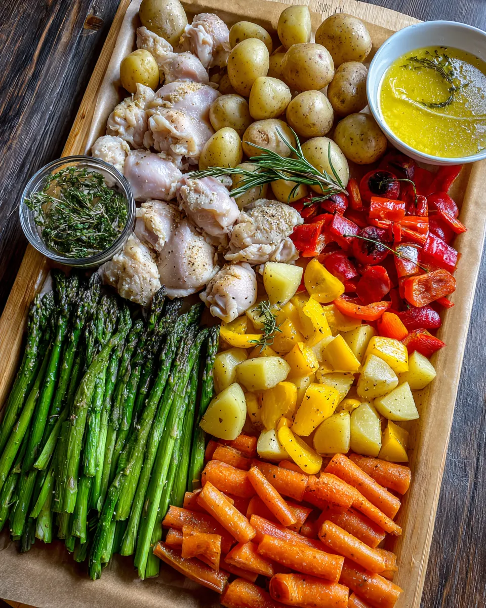 Ingredients for Easter Dinner Sheet Pan Delight: Effortless Meal Prep for the Holidays