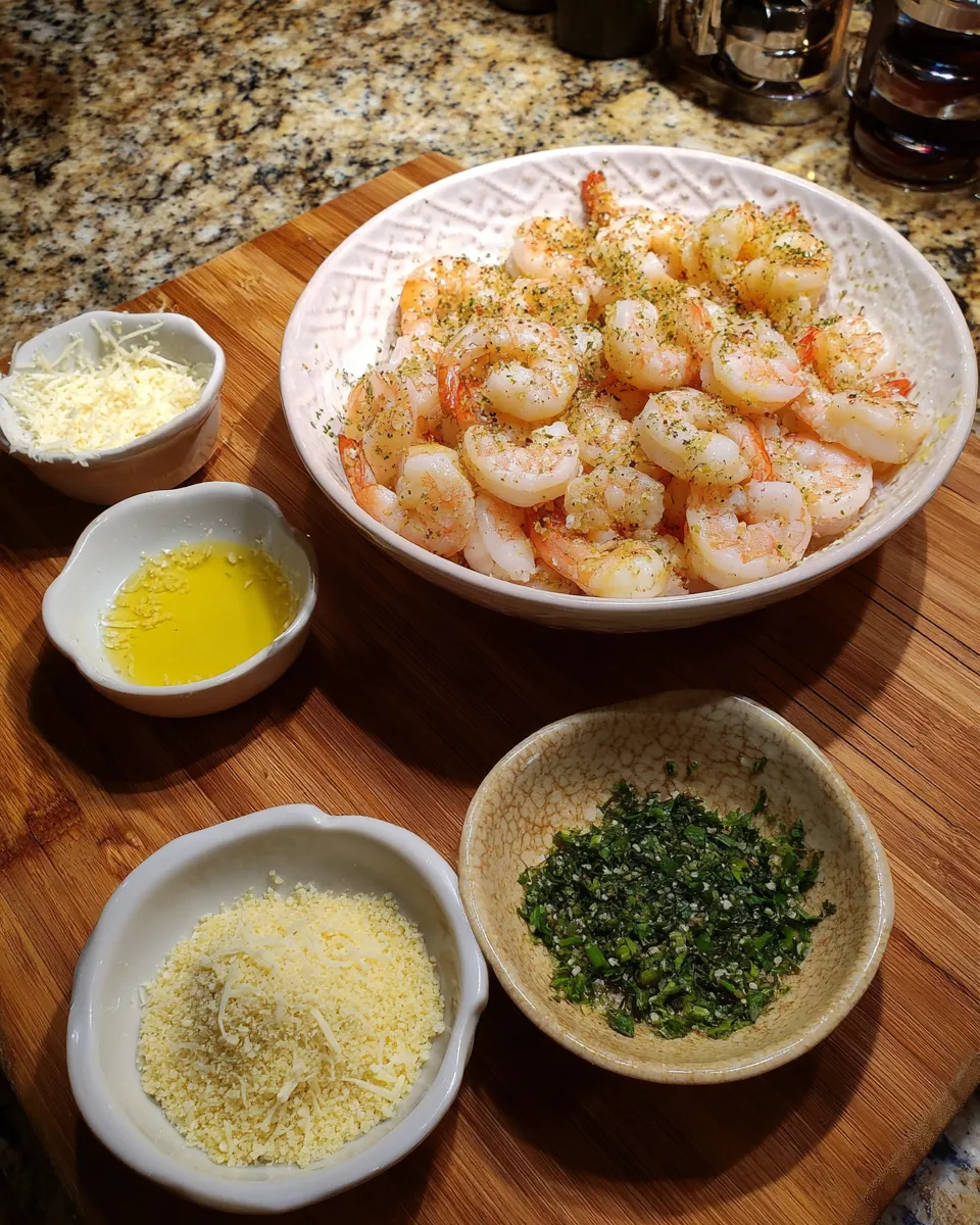 Ingredients for Sizzling Garlic Baked Shrimp Oreganata: A Flavor Explosion