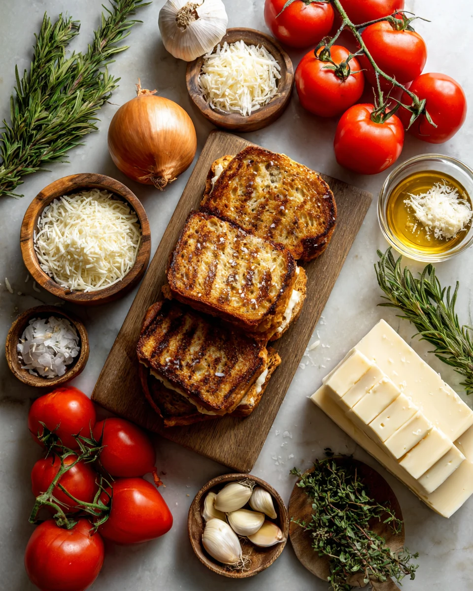Garlic Bread Grilled Cheese Explosion