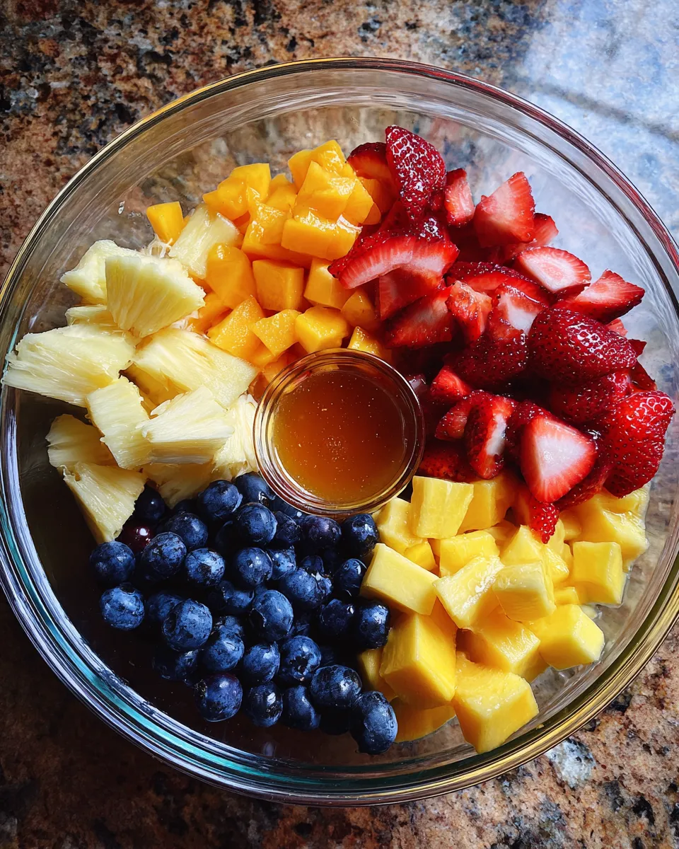 Ingredients for Deliciously Refreshing Hawaiian Fruit Salad: Taste the Tropical Bliss