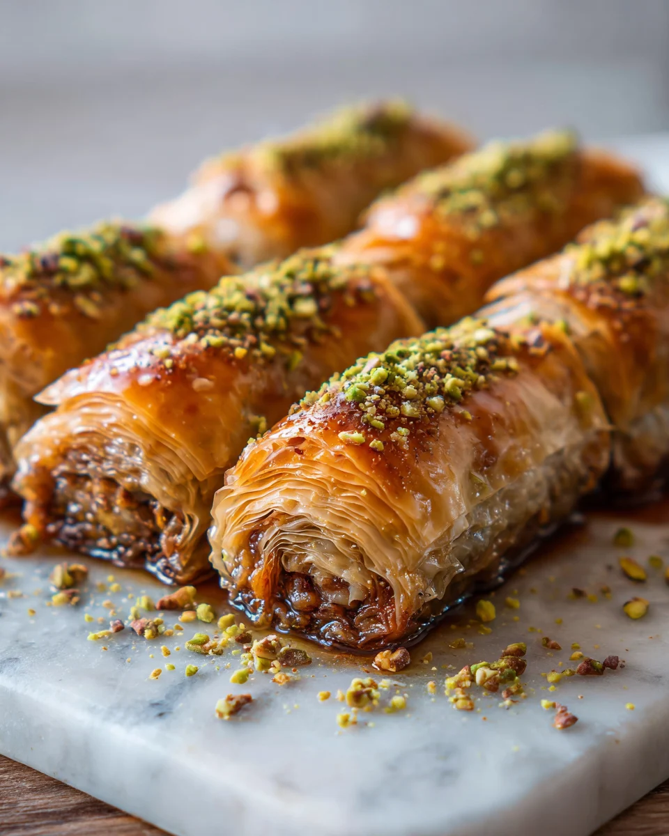 Honey Almond Baklava Rolls: A Sweet Twist on a Classic