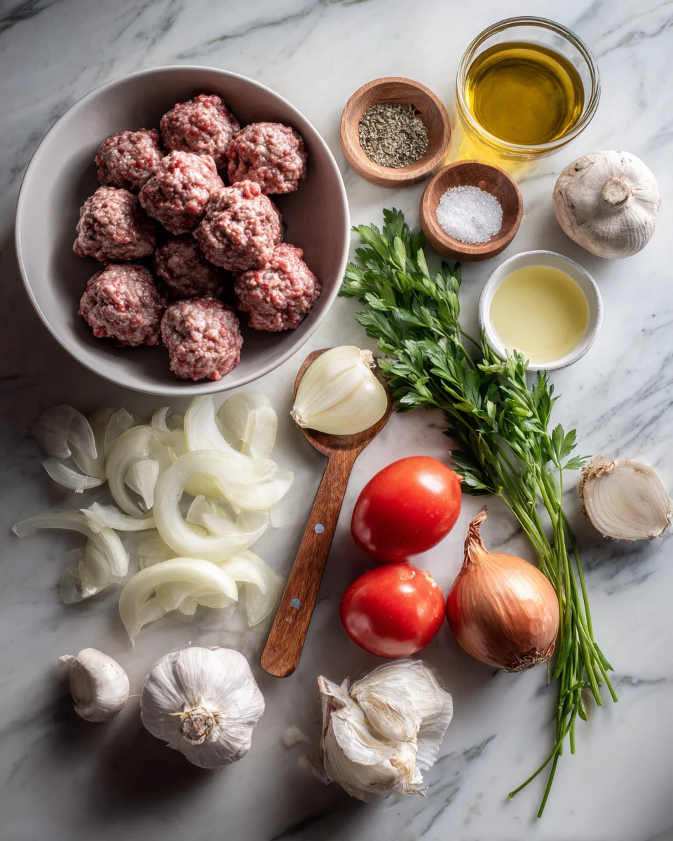 Honey Garlic Butter Meatball Skillet