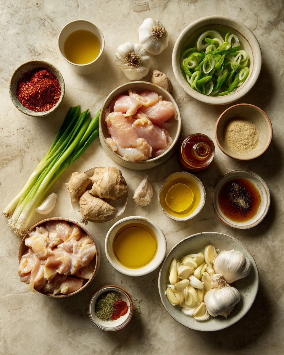 Hot Honey Garlic Chicken Skillet