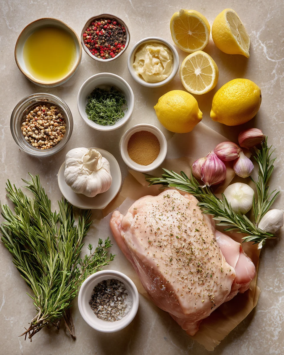 Lemon Garlic Roast Turkey Breast