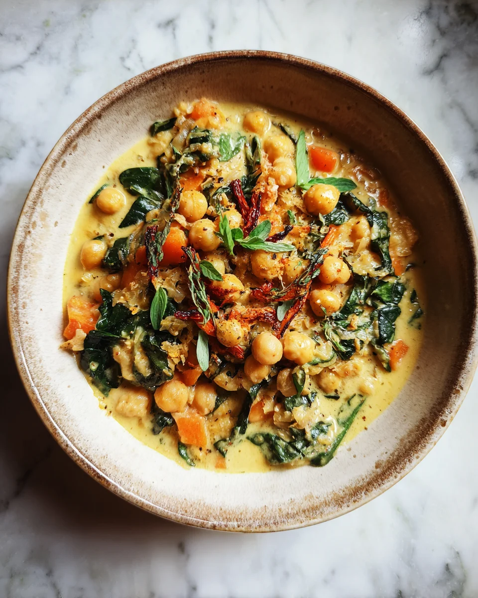 Lemon Herb Chickpea Stew