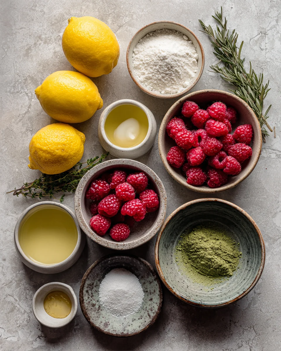Lemon Raspberry Layer Cake