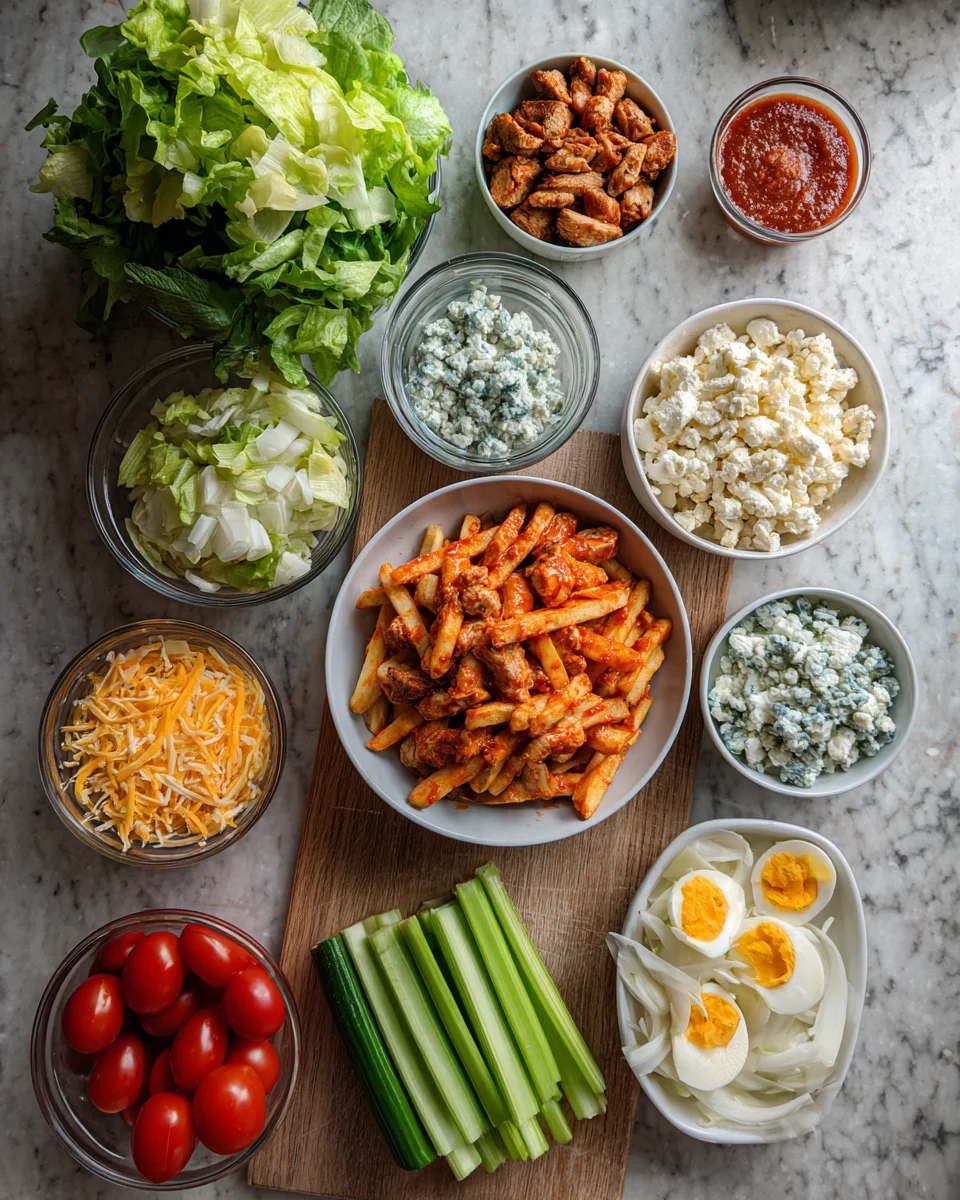 Loaded Buffalo Chicken Fries