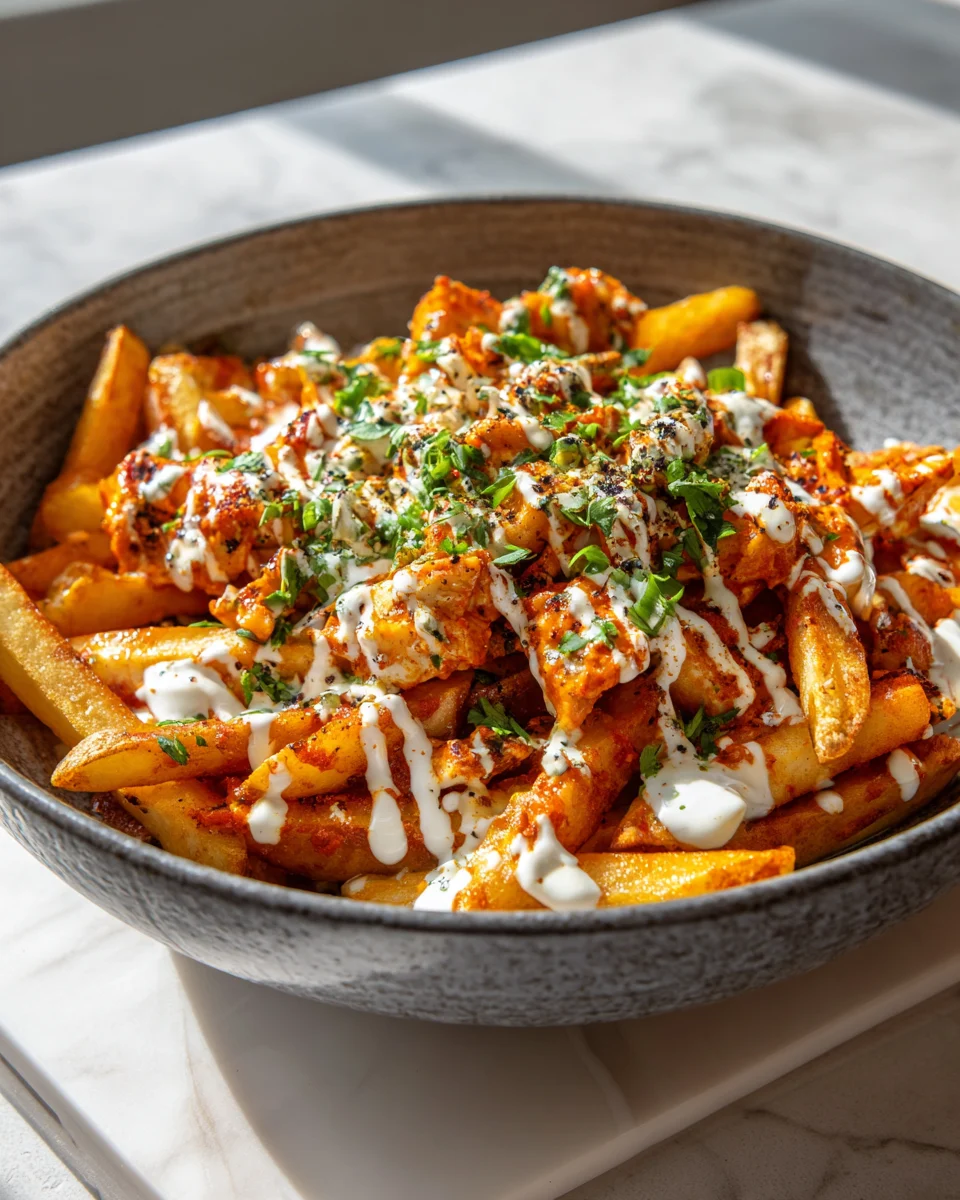 Loaded Buffalo Chicken Fries