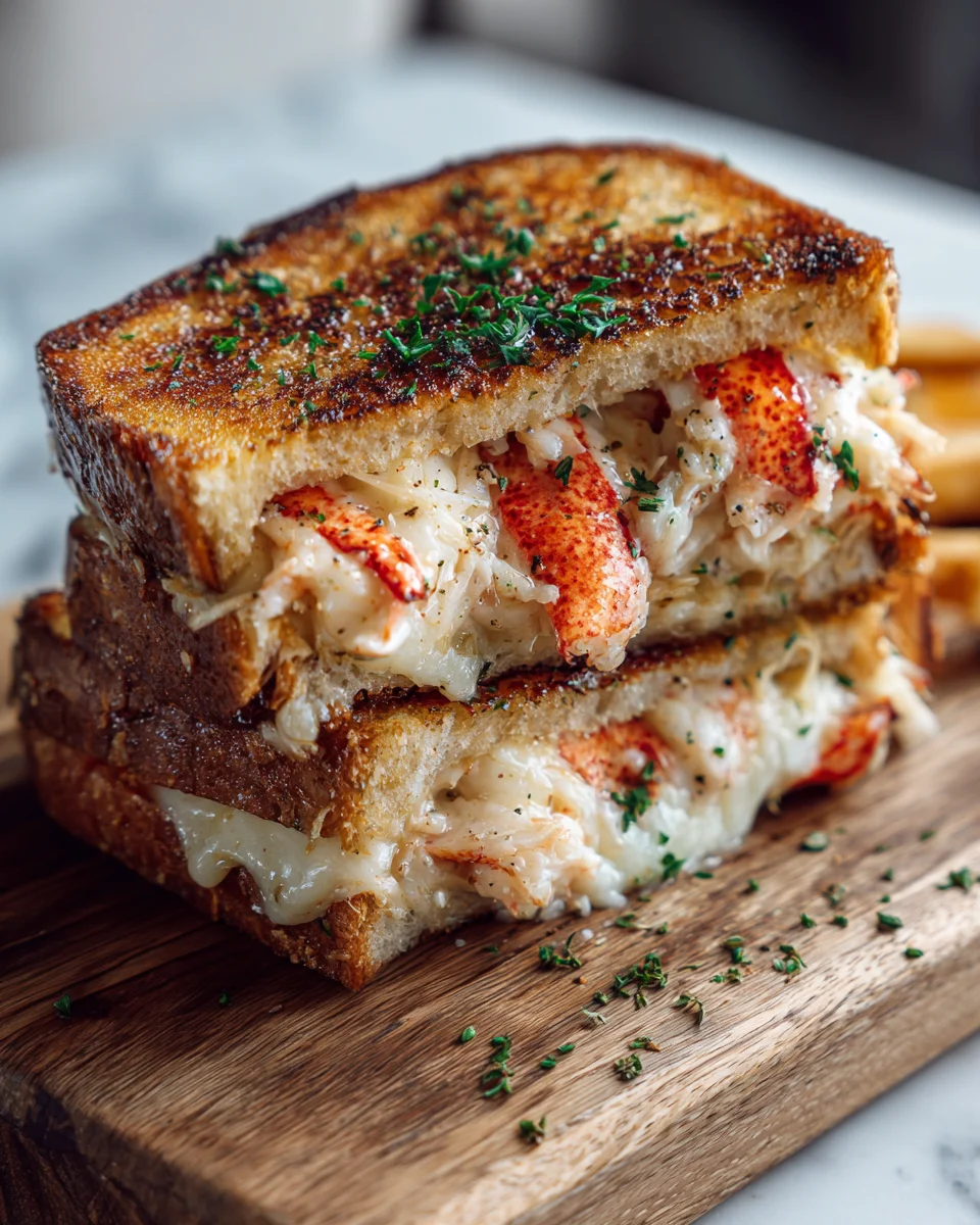 Lobster Grilled Cheese Sandwich