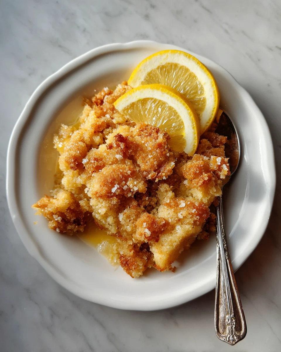 Magic Lemon Cobbler