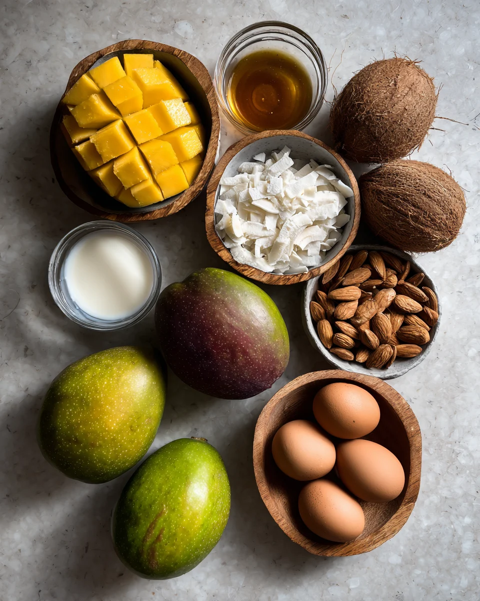 Mango Coconut Dessert Cups