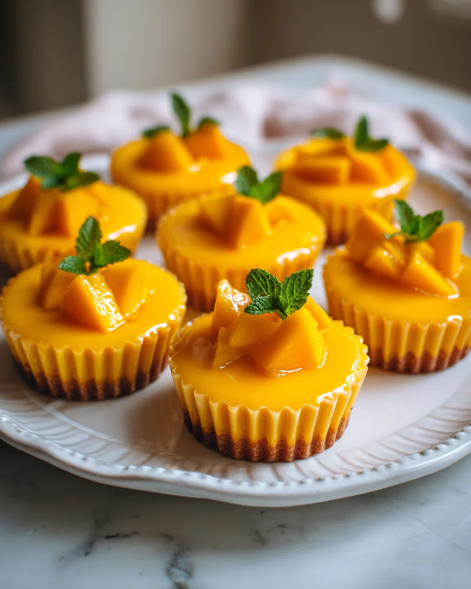 Mango Coconut Dessert Cups