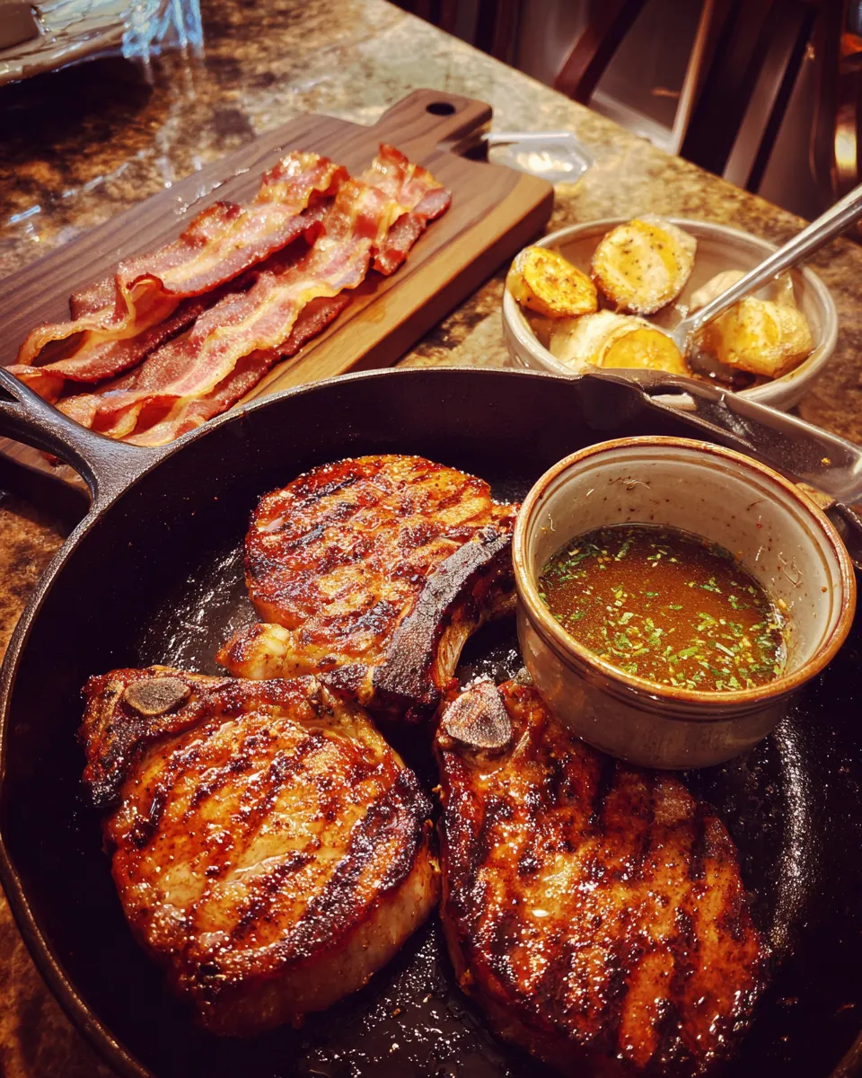 Ingredients for Irresistible Maple Bacon Pork Chops: A Flavor Explosion