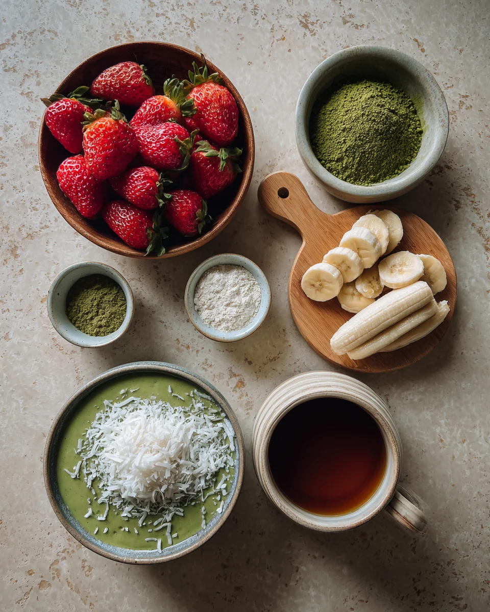 Matcha Coconut Smoothie Bowl