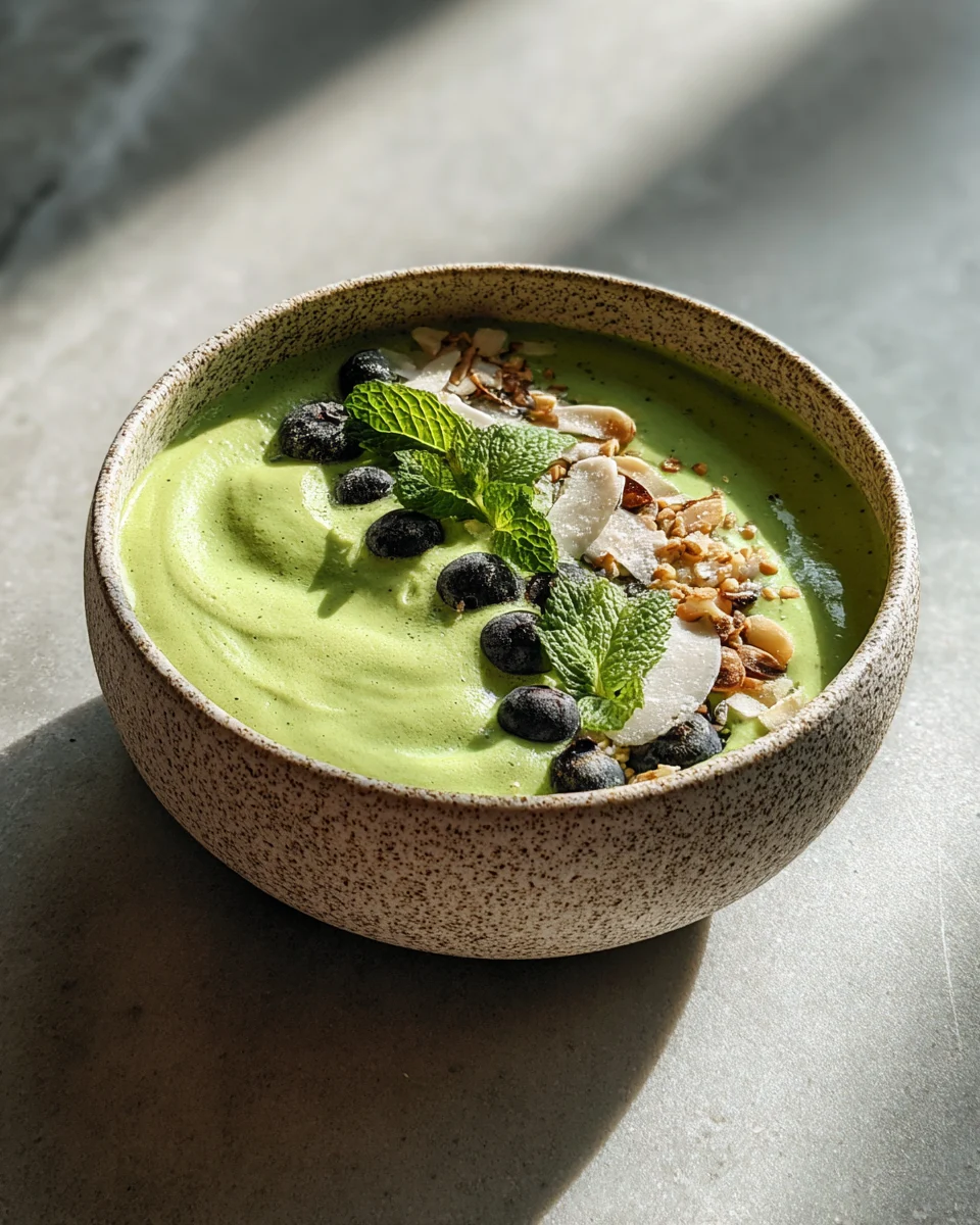 Matcha Coconut Smoothie Bowl