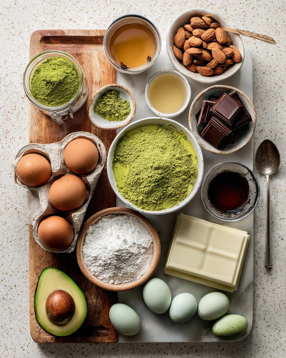 Matcha White Chocolate Lava Cake