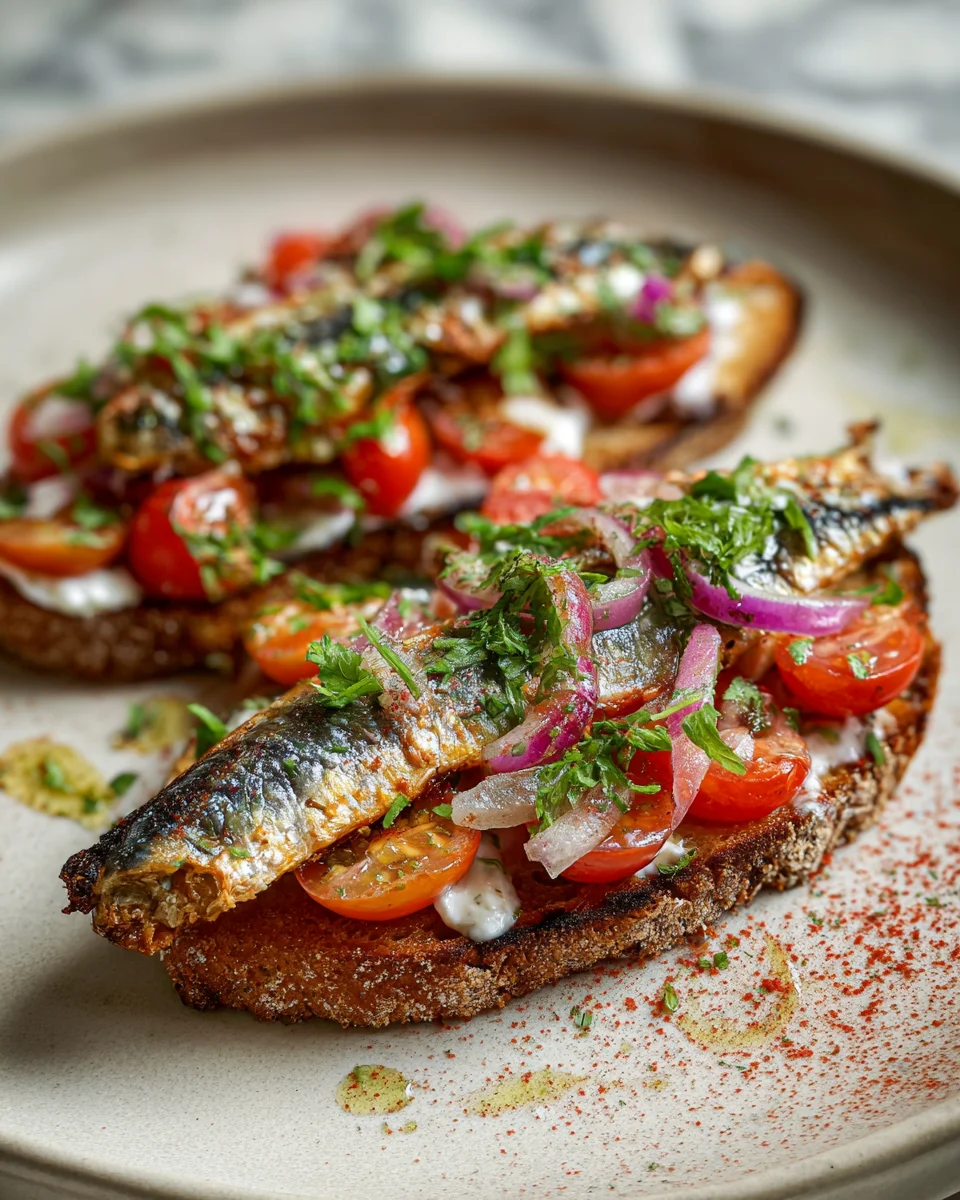 Mediterranean Sardine Toast
