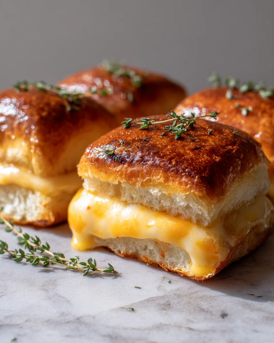 Mini Grilled Cheese Hawaiian Rolls