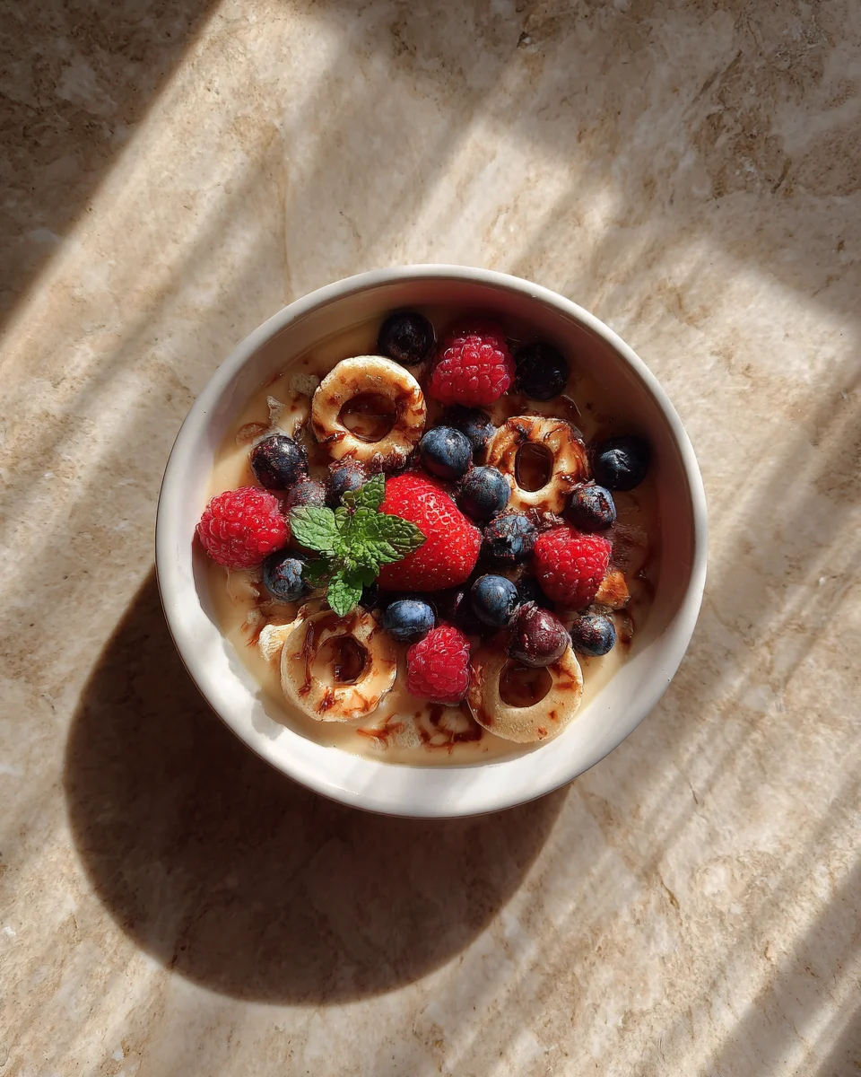 Delicious Mini Pancake Cereal Bowl