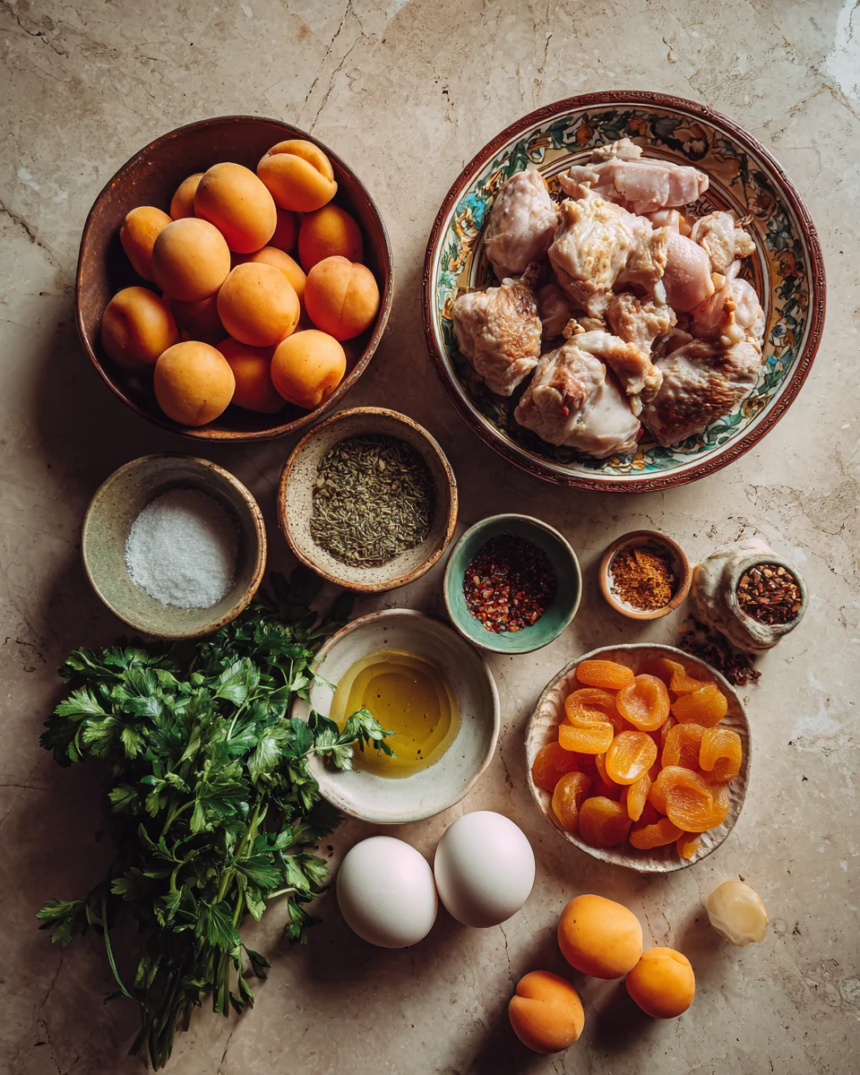 Moroccan Chicken Tagine with Apricots