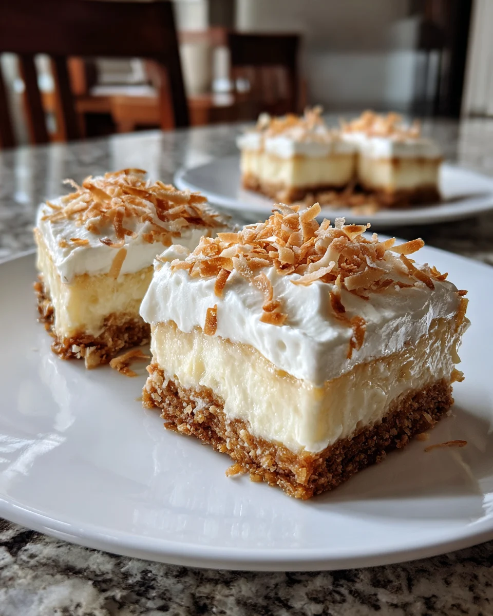 No-Bake Coconut Cream Pie Bars