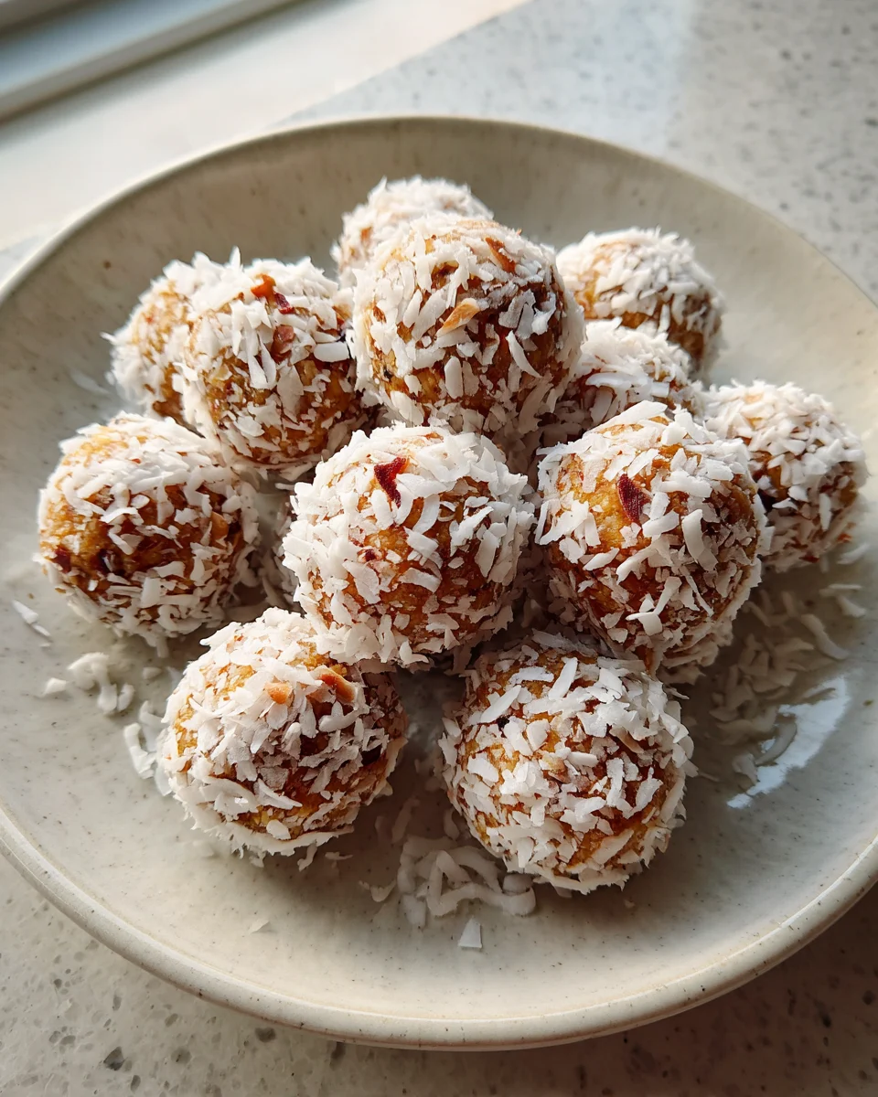 No-Bake Lemon Coconut Energy Balls