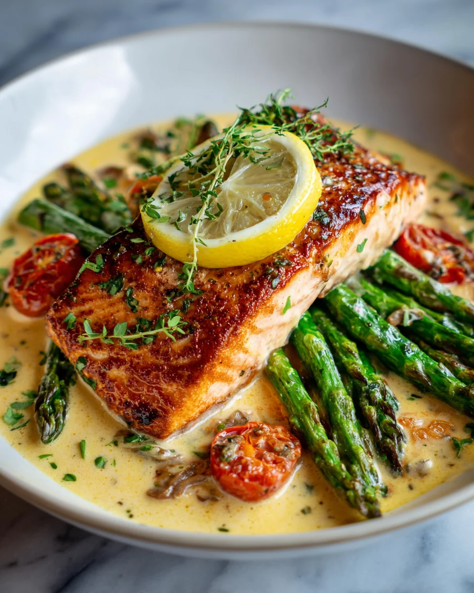One-Pan Creamy Tuscan Salmon