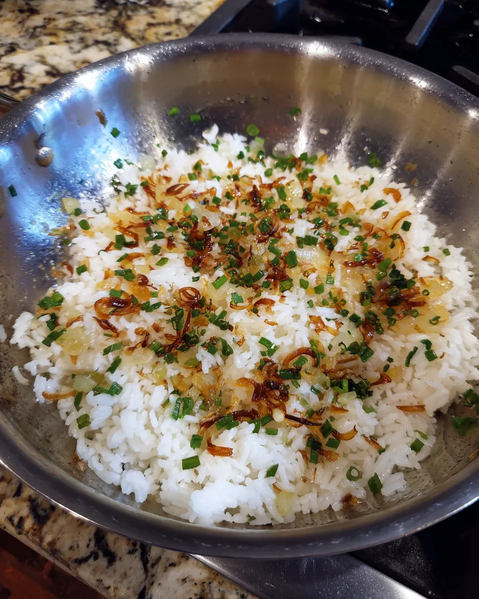 Ingredients for Savory Onion Butter Jasmine Rice: A Flavorful Twist on a Classic Side Dish