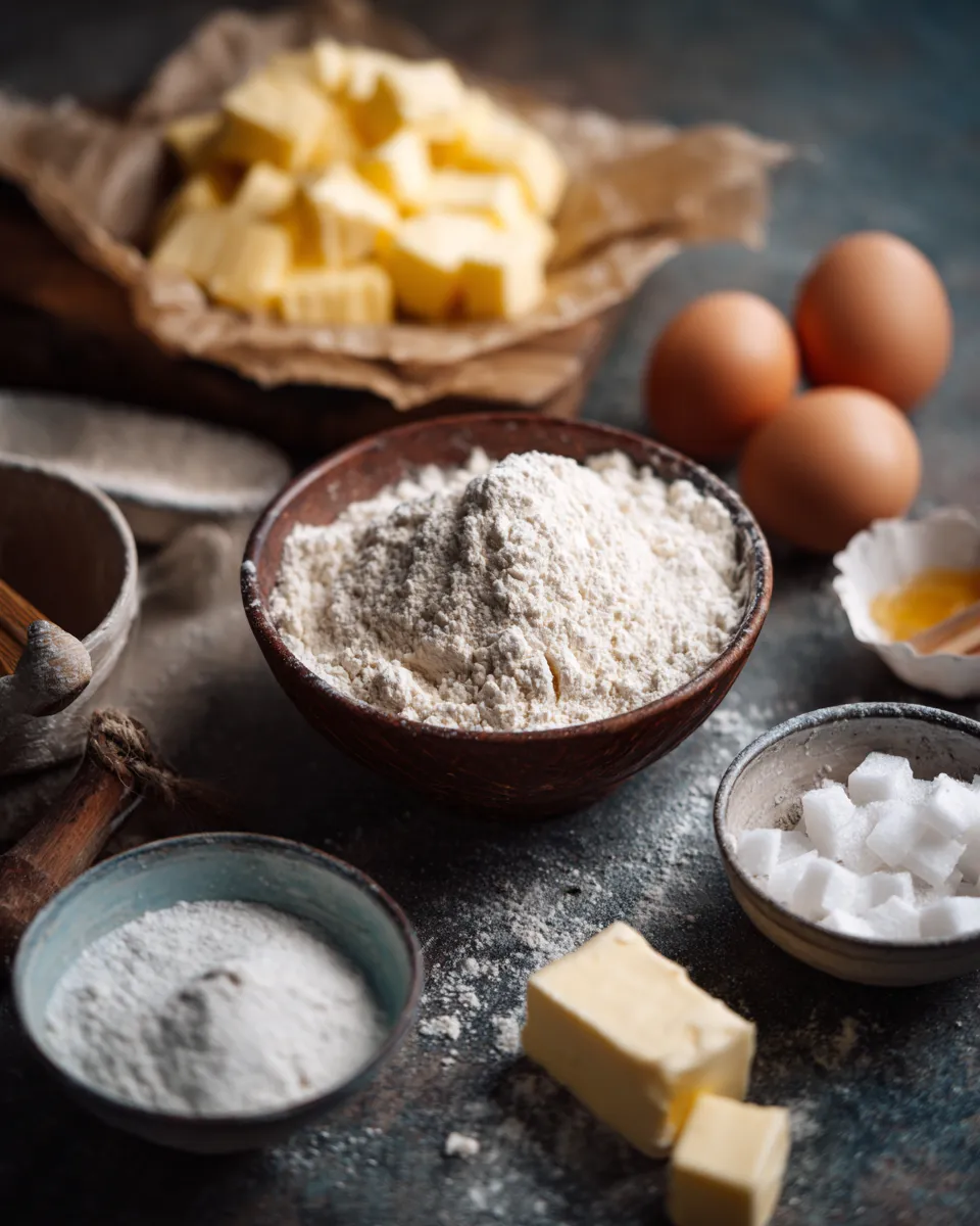 Ingredients for Irresistible Orange Scone Cookies: A Zesty Delight