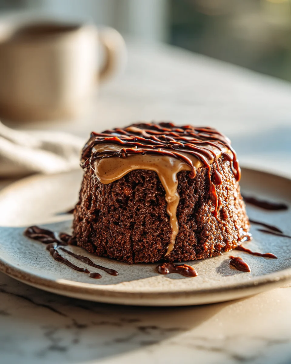 Peanut Butter Lava Mug Cake