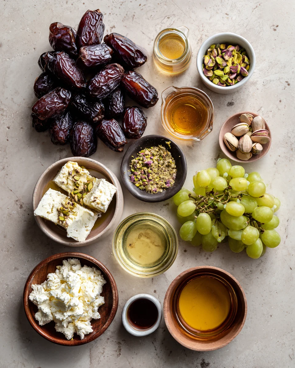 Ricotta Stuffed Dates with Honey Pistachio: A Sweet Delight