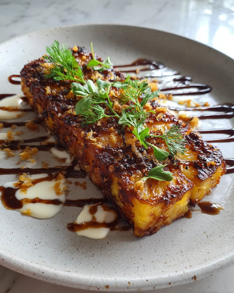 Delicious Rum Fried Pineapple Recipe