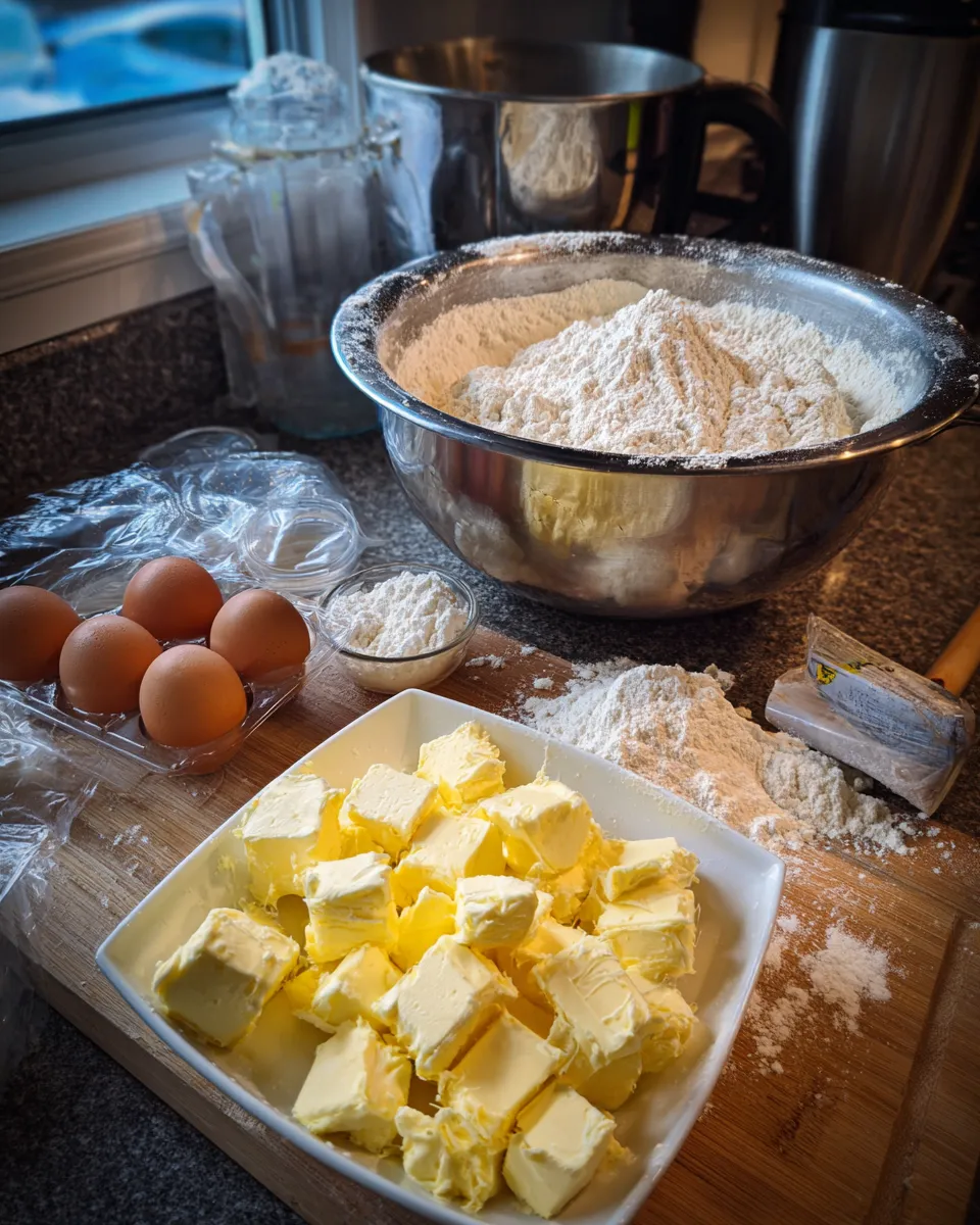 Ingredients for Indulge in the Decadent Layers of a Russian Napoleon Cake