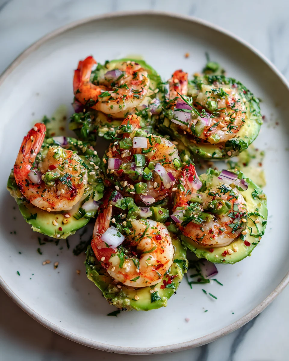 Shrimp Avocado Ceviche Cups